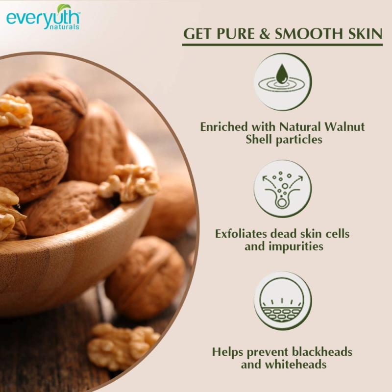 Everyuth Exfoliating Walnut Scrub - 100 g