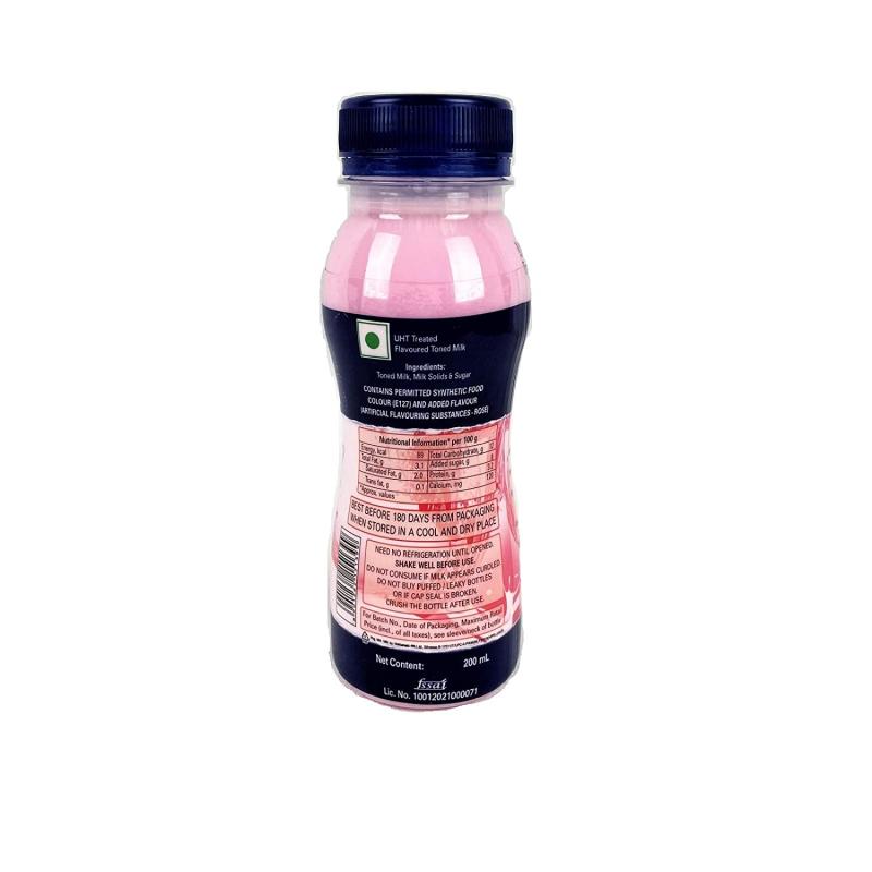 Amul Kool Rose Flavour Milk (Pet Bottle) - 180 ml