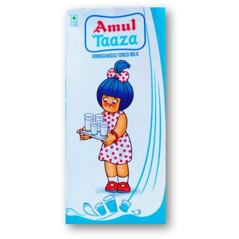 Amul Taaza Toned Milk - 1L