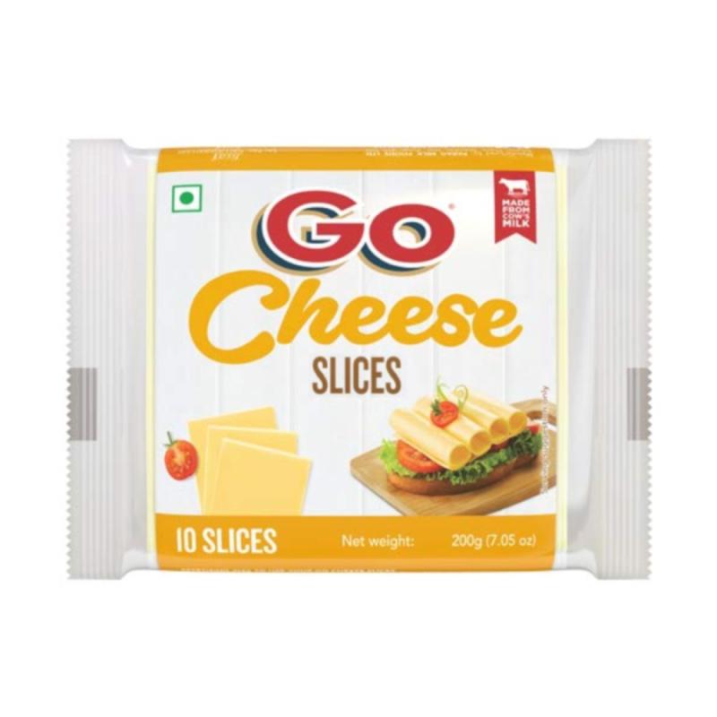 Go Cheese Slices - 200 g  (10 Slices)