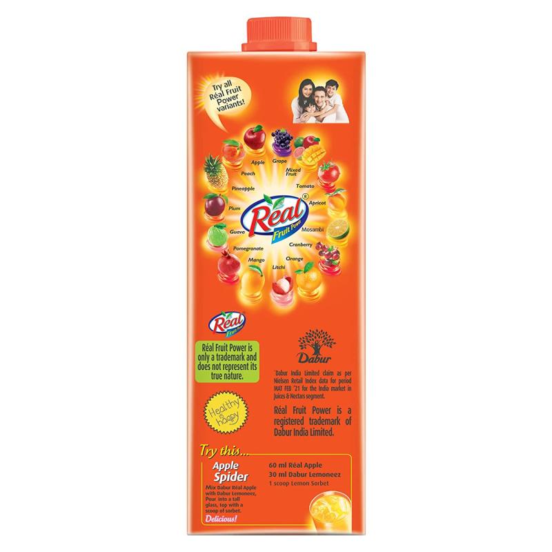 Real Fruit Power Apple Juice - 1 L